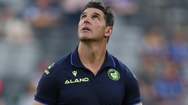 Trent Barrett is looming as the next man to lead the Eels. (Photo by Jason McCawley/Getty Images)