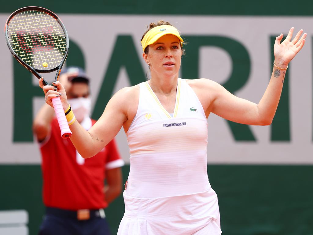 Pavlyuchenkova is heading towards the business end of the tournament. (Photo by Julian Finney/Getty Images)