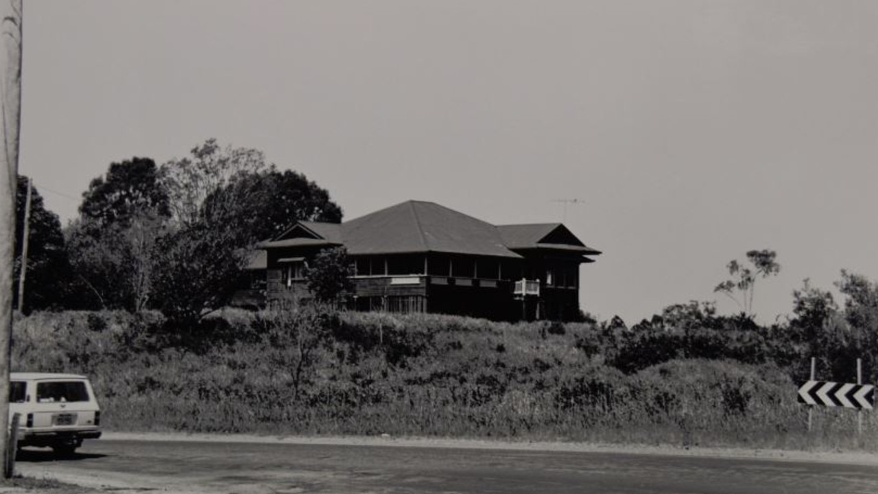 Pictures taken of Fitzgerald Inquiry Commission exhibits showing illegal casinos operating in Noosa. This is the site of the old Wallace Estate on Eumundi-Noosa Rd, which was a suspected illegal casino. Wallace House is now an arts and crafts centre in Noosaville.