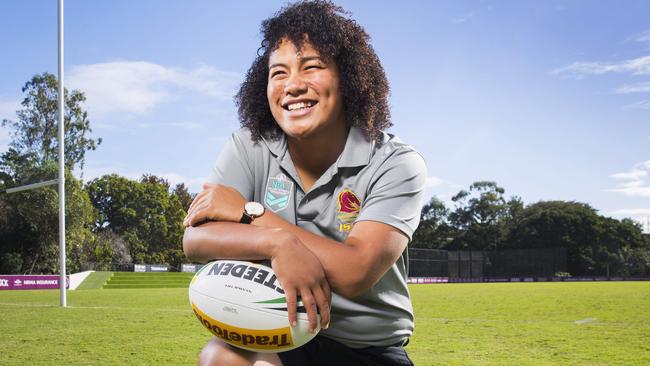 New Zealand International Teuila Fotu-Moala has signed with the Broncos. Photo Lachie Millard.