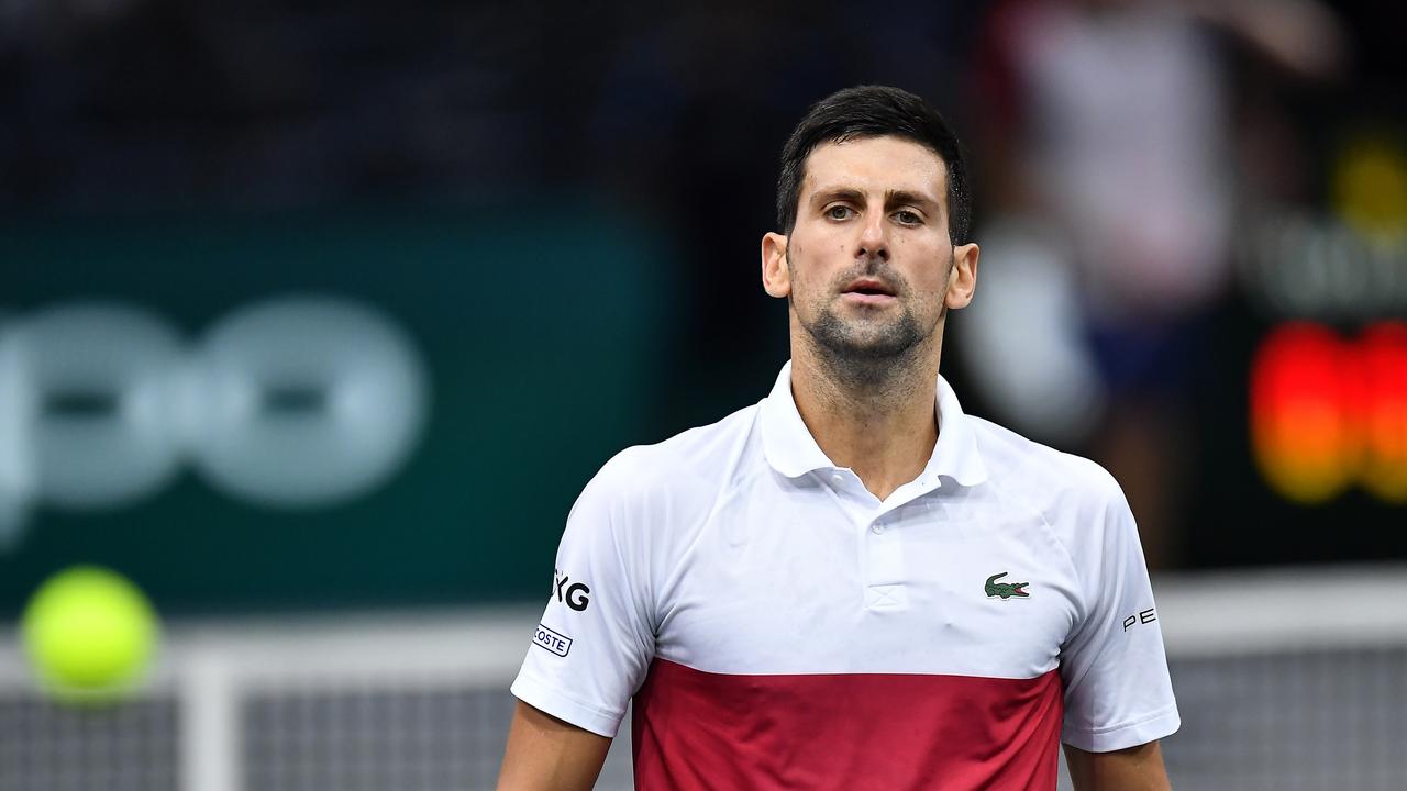 Novak Djokovic of Serbia. Photo by Aurelien Meunier/Getty Images