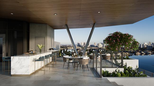 Allure will feature stunning panoramic views from its rooftop bar. 