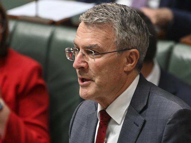 Attorney-General Mark Dreyfus has refused to confirm speculation he has proposed a change to the wording of the draft amendment. Picture: NCA NewsWire / Martin Ollman