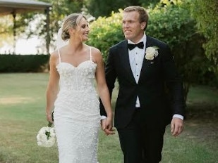 Instagram post by Alix trbojevic on her wedding this week to NRL star, Jake Trbojevic. Picture: Instagram