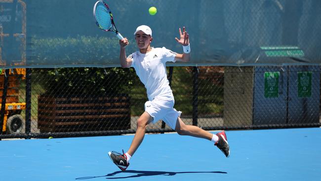 Dario Kmet is well on his way to tennis success