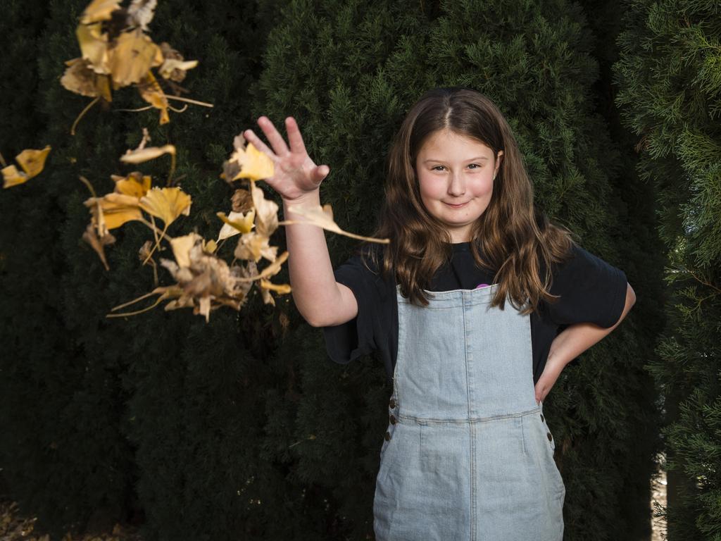 Aubrey Keen was an angsty teenager in a speech and drama section of the 77th City of Toowoomba Eisteddfod at Empire Theatres, Sunday, July 30, 2023. Picture: Kevin Farmer