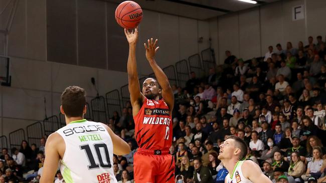 Bryce Cotton was on fire against the Phoenix. Picture: Getty Images