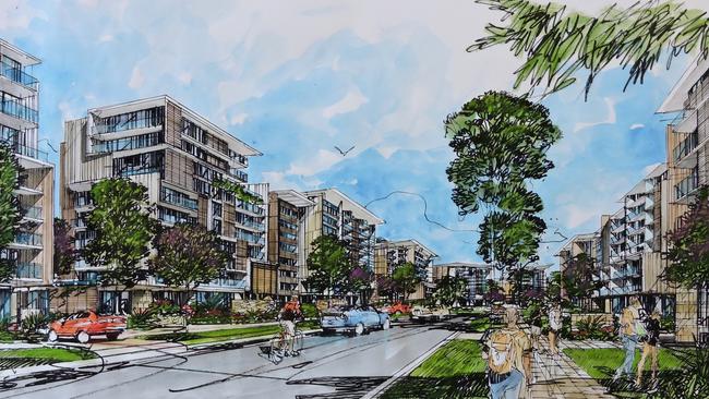 Artist's impression Orange Blossom Heights estate, Castle Hill