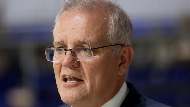 Prime Minister Scott Morrison may have his eyes on John Curtin’s record. Picture: Damian Shaw