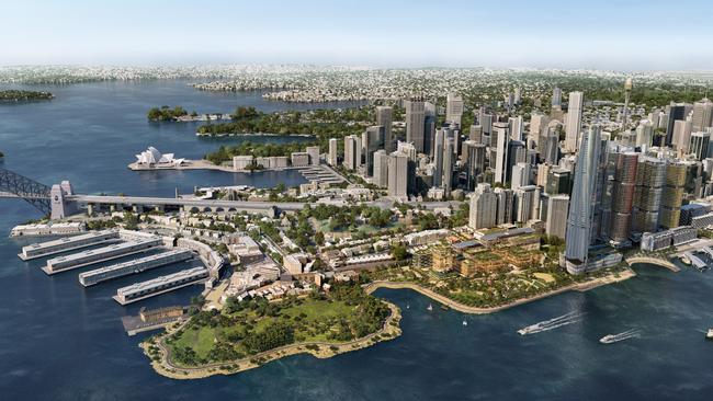 The Sydney Harbour project is yet to get off the ground amid a tortuous fight over designs.