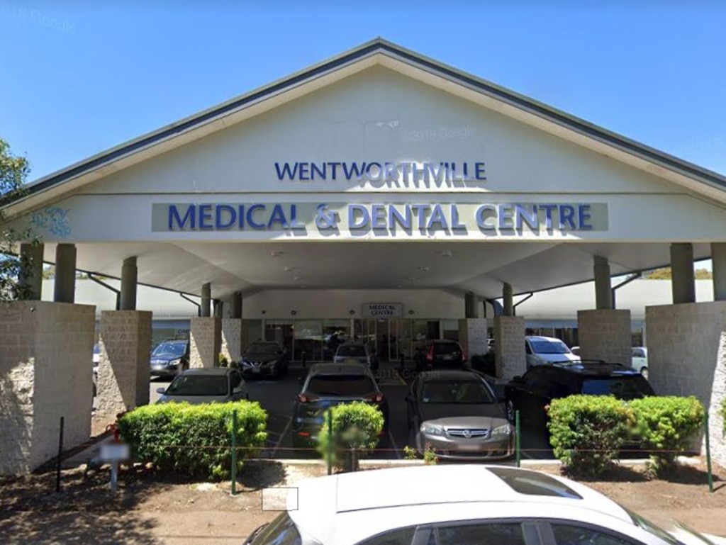 A public health alert has been issued for the Wentworthville Medical and Dental Clinic after a confirmed COVID-19 case presented there on January 15. Picture: Google.