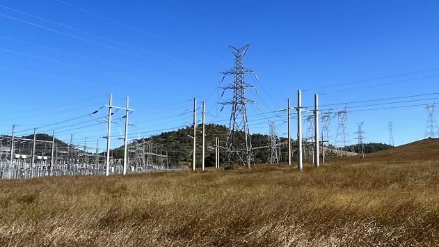 The Woolooga substation - a proposed site for high voltage transmission infrastructure. Picture: Powerlink