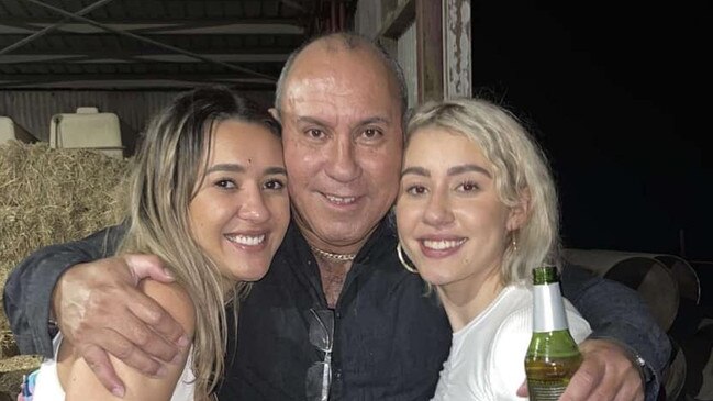 Cairns identity Hugh Price, pictured with his daughters Laylah and Sharday, has died suddenly and left friends and family across Far North Queensland in a state of shock and sadness. Picture: Supplied