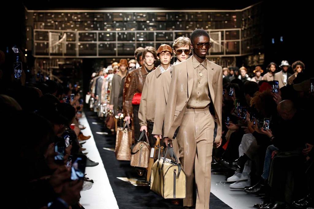 Karl Lagerfeld Inspired A Series Of Complementarily Opposing Dualities At Fendi Fall Winter 2019 GQ Australia