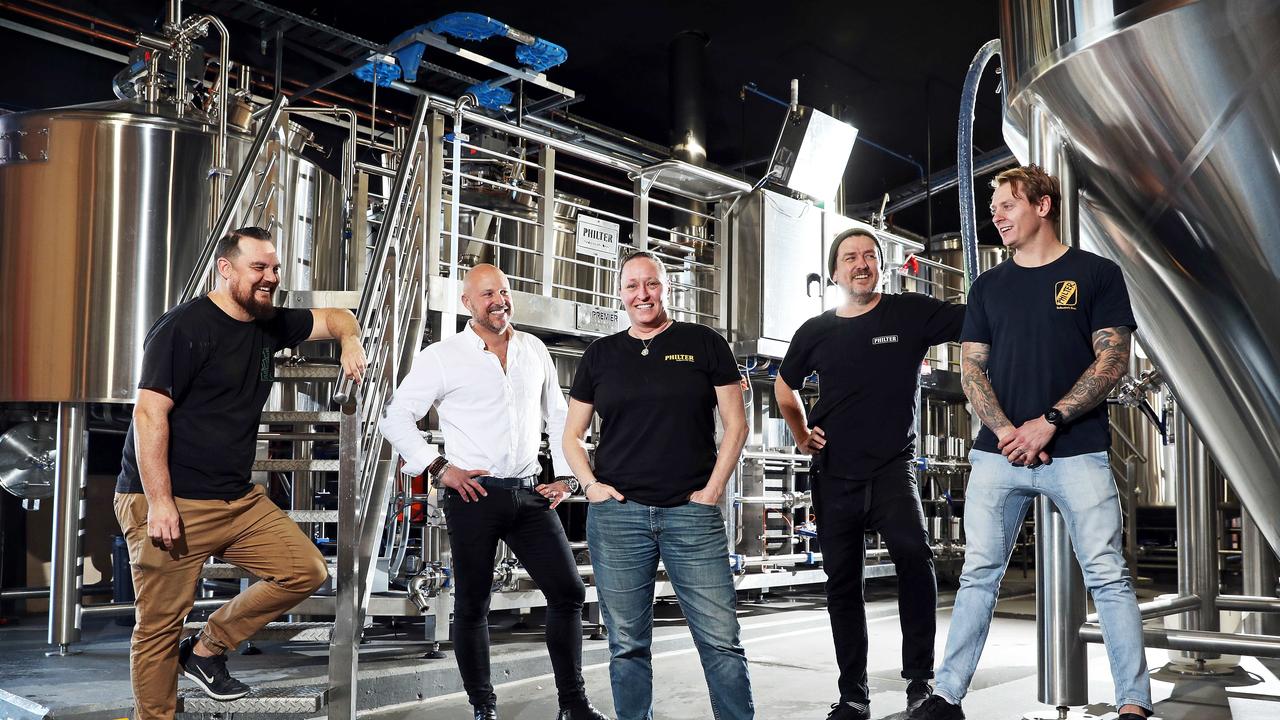 Craft beer, comprising 5% of the market but employing over 50 per cent of brewing jobs in Australia, faces challenges like tap contracts and inadequate government support. Mr Constantoulas (left) says more support for the industry is sorely needed. Picture: Tim Hunter.