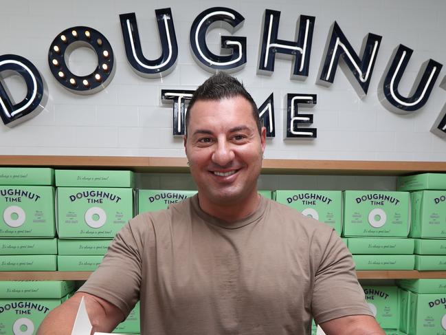 New owner of Doughnut Time Peter Andros loves a good cheat day. Picture Glenn Hampson