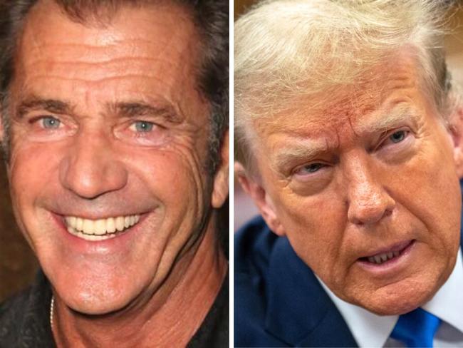 Donald Trump and Mel Gibson