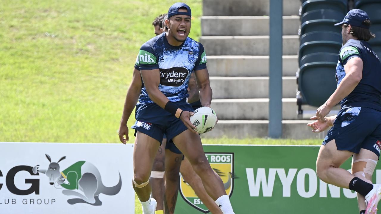 Stephen Crichton’s market value has increased more than the amount he verbally agreed on since being named in the Blues’ extended squad. Digital image by Grant Trouville � NRL Photos.