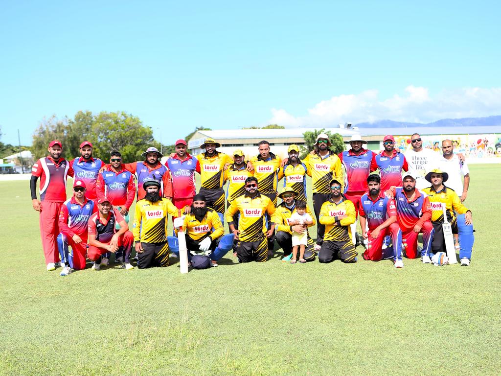 Norths Spicy Bite v Mulgrave Punjabi at Griffiths Park. Cricket Far North Second grade 2025. Photo: Gyan-Reece Rocha.