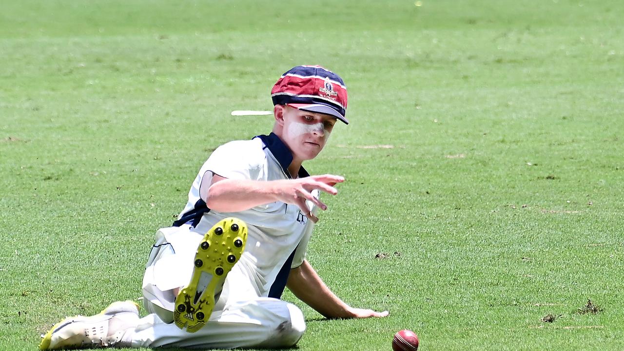 GPS first XV cricket between BBC v TSS at Parkman Park. Saturday February 17, 2024. Picture, John Gass