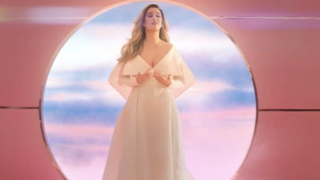 Katy Perry reveals her pregnancy in the new video clip. Picture: You Tube