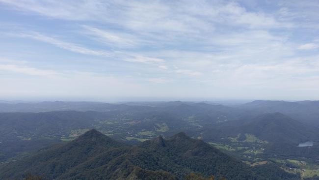 View from the Mt Warning summit.