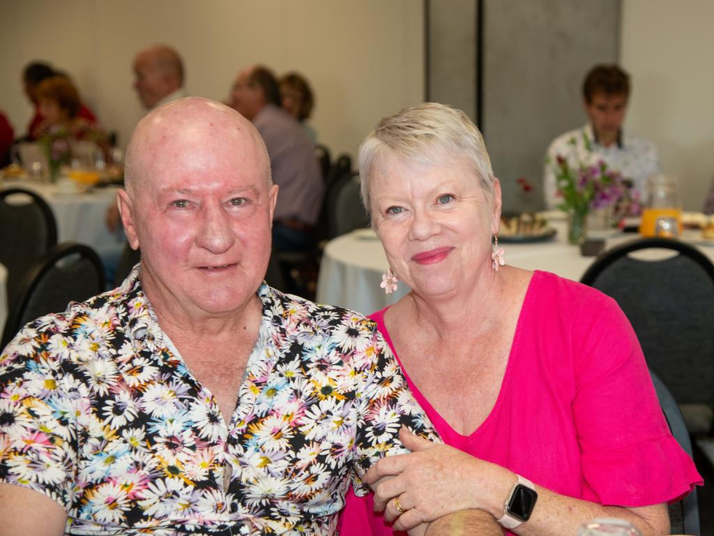 Reg and Belinda Lehmann. Chronicle Garden Competition, awards presentation at Oaks Toowoomba Hotel.Thursday September 14, 2023