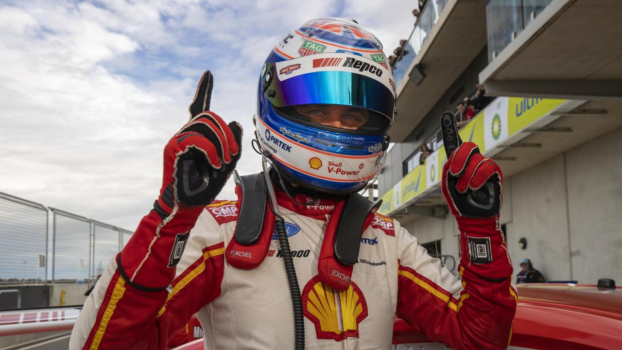 Fabian Coulthard has been riding high this season – but he’s still not sure of his future with Shell V-Power Racing.