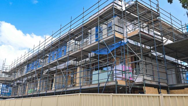 New dwelling approvals increased seven per cent in August, following a 7.4 per cent fall in July. Picture: NCA NewsWire / Brenton Edwards