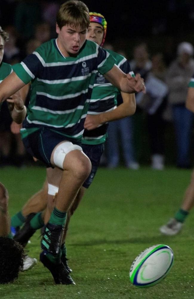 Sunshine Coast junior rugby union talent Izaac Grime.