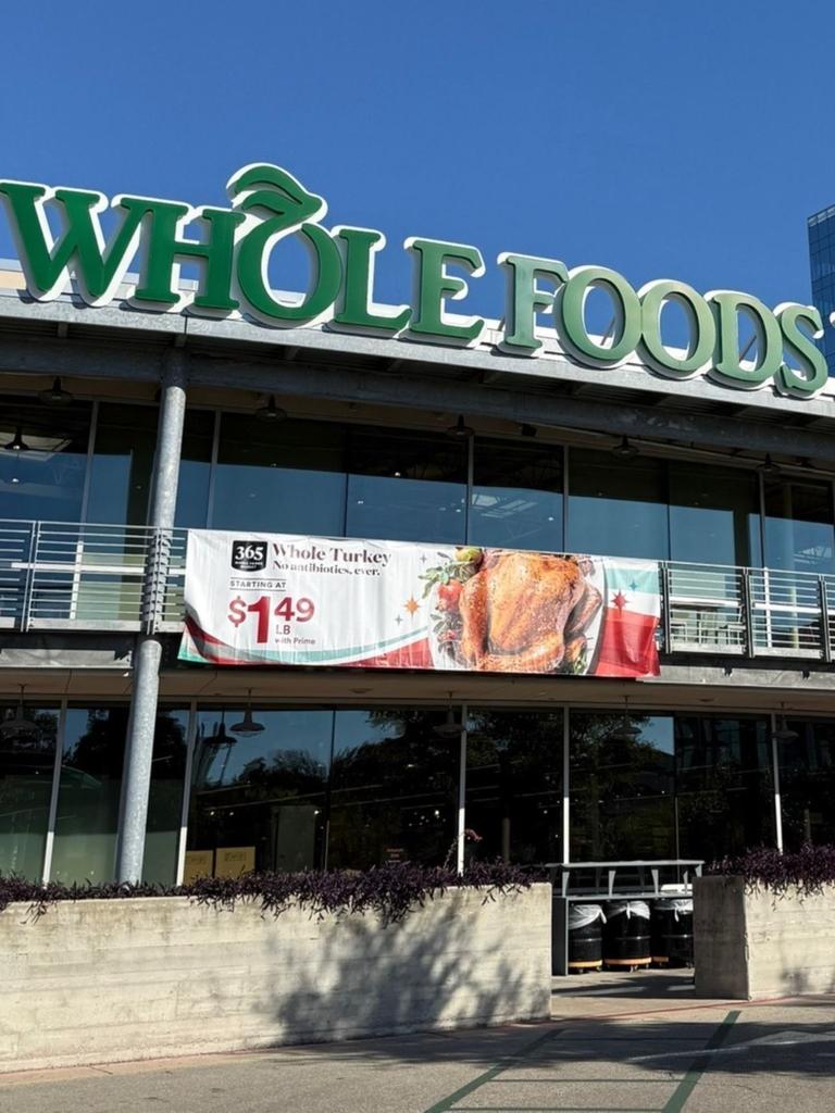 Stone said there was a big difference between Walmart and Whole Foods in the US, whereas supermarkets in Australia catered to everyone. Picture: Instagram/Whole Foods