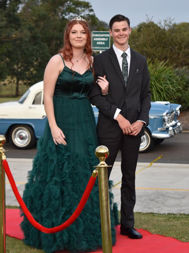 Sam Kropp and Taleisha Marshall – Cooloola Christian College formal 2022