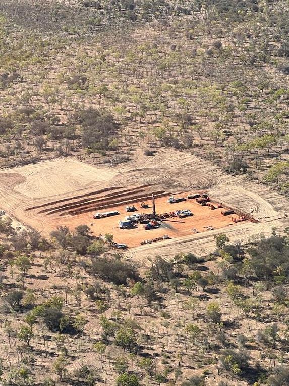 Fracking operations on Tanumbirini station.