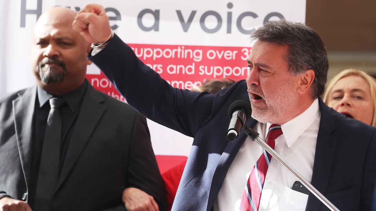 NSW Teachers Federation head Angelo Gavrielatos. Picture: John Grainger