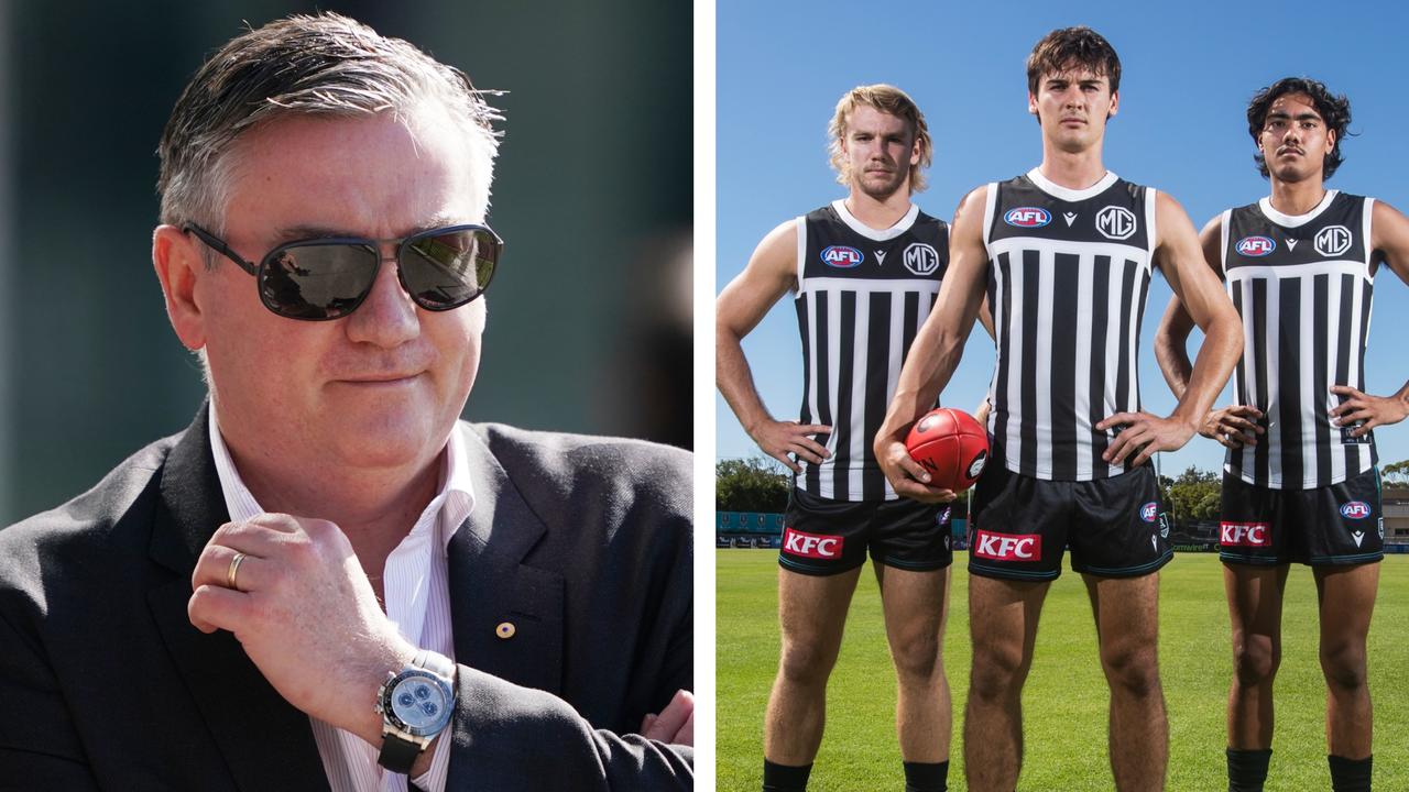 Eddie McGuire has had a dig at Port Adelaide.