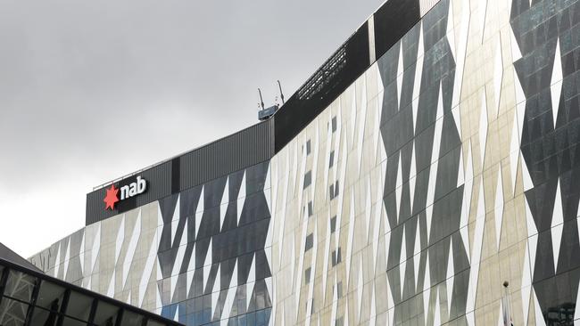 National Australia Bank is sending Melbourne staff home from its 700 and 800 Bourke Street buildings.