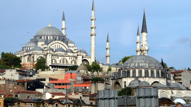 The Blue Mosque in Istanbul, Turkey.