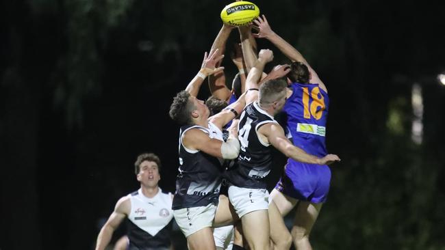 Heathmont and Ringwood played out a thriller in last year’s Friday night match. Picture: Field of View Photography