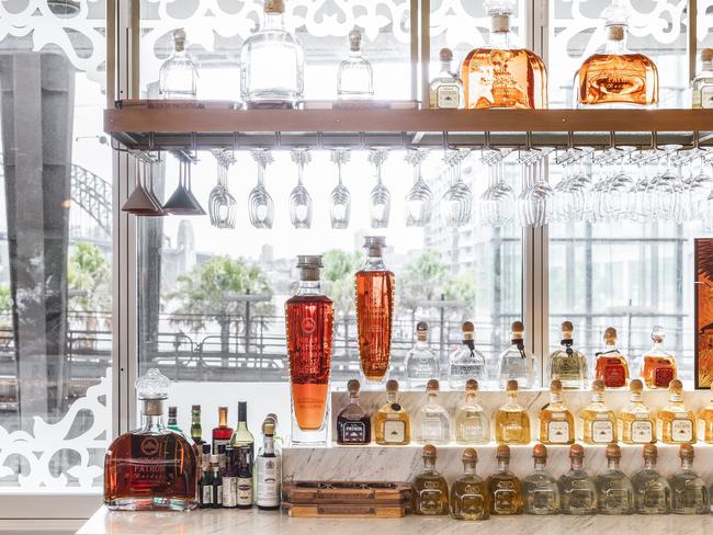 A selection of tequila stocked at the bar. Picture: Supplied