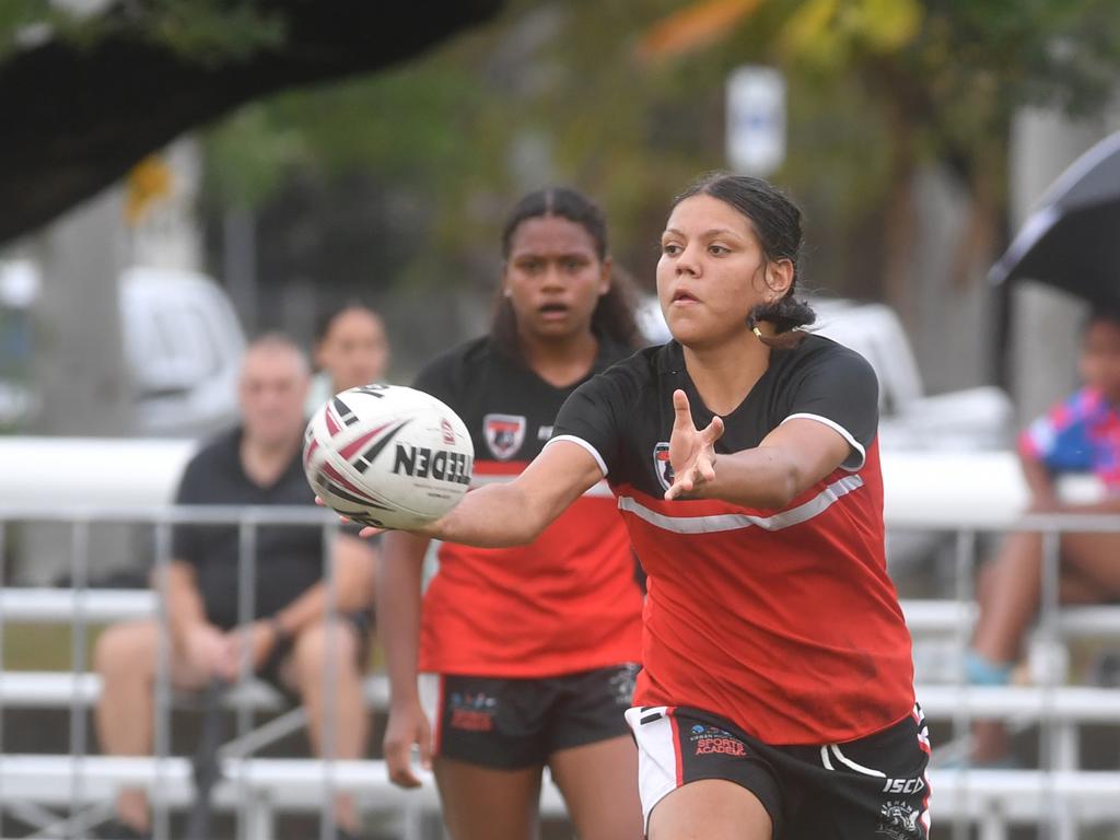 Kirwan State High School hosts St Patrick's College, Mackay, in round 1 of the 2025 Aaron Payne Cup. Picture: Evan Morgan