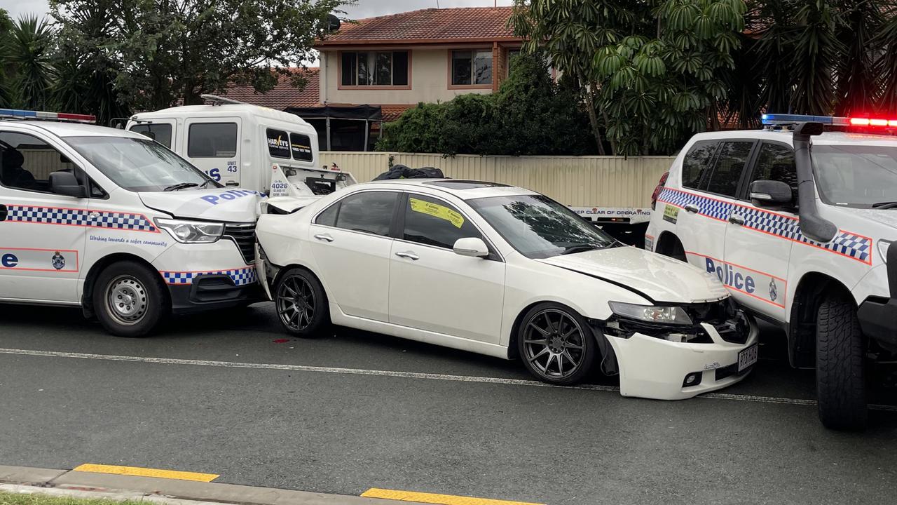 Scene of a police incident at Coomera's Yaun St on Sunday, April 21, 2024. Picture: Kathleen Skene