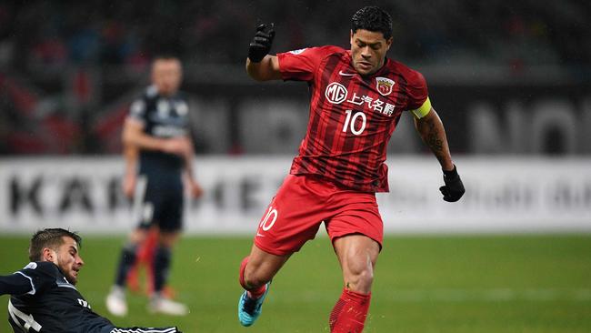 Hulk is in town and ready to lead Shanghai SIPG’s attack. Pic: AFP PHOTO