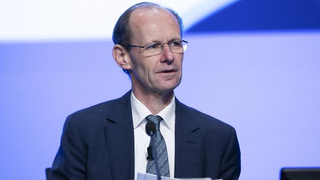 ANZ chief executive Shayne Elliott: ‘Over the last year, on average, small businesses and consumer customers have been socking away huge amounts of cash into bank deposits.’ Picture: AAP