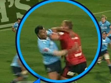 Crusaders prop Joe Moody has been cited for alleged foul play after striking NSW Waratahs centre Kurtley Beale.