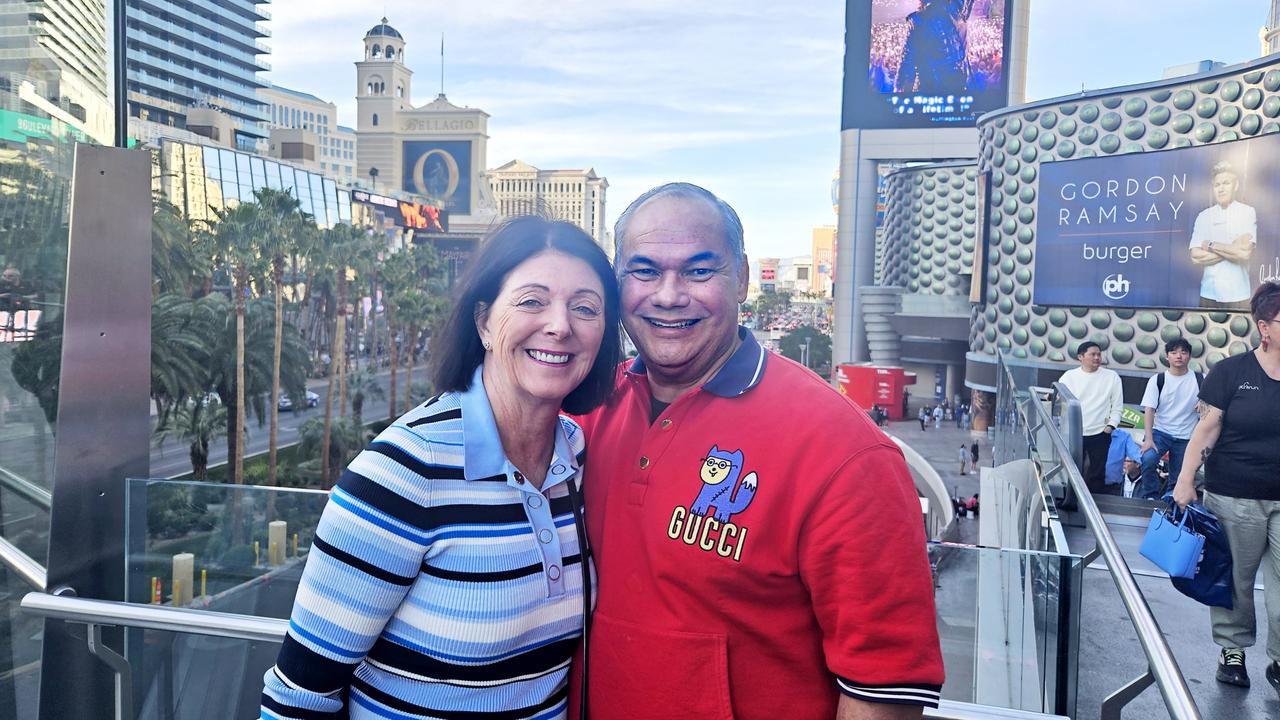 Ruth and Tom Tate in Las Vegas for the NRL.