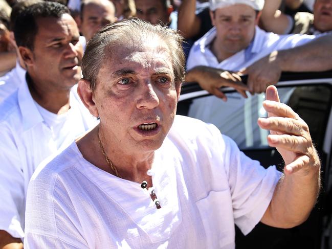 The “spiritual healer” has been working for four decades, and is famous for “psychic surgeries”. Picture: Marcelo Camargo/Agencia Brasil via AP)