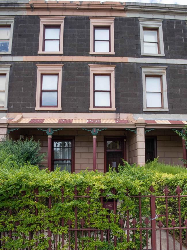 The multimillion-dollar Fitzroy home at the centre of the dispute. Picture: Jason Edwards