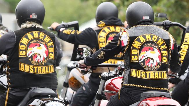 Comancheros leave for an OMCG run in Australia. Picture: NCA NewsWire