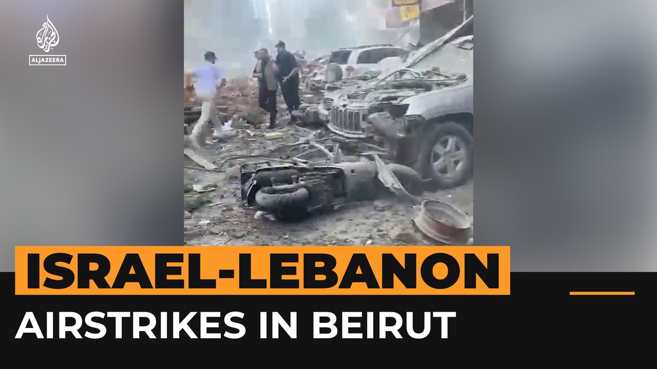 Israeli air strikes hit densely populated Beirut neighbourhood