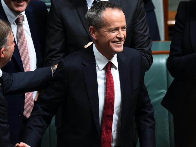 Opposition Leader Bill Shorten has vowed to see 50 per cent of Australia’s energy derived from renewable sources by 2030. Picture: AAP